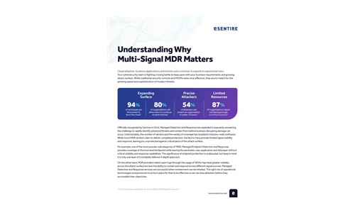 Understanding Why Multi-Signal MDR Matters